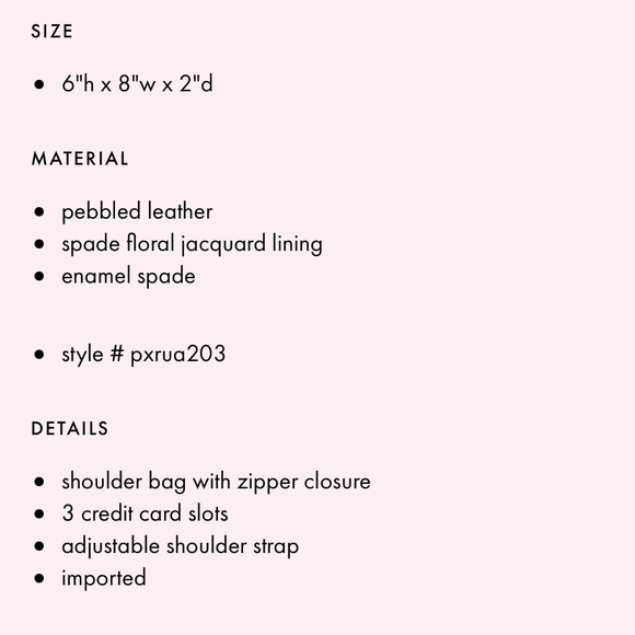 Kate Spade Polly Pebbled Leather bag - Picture 8 of 8